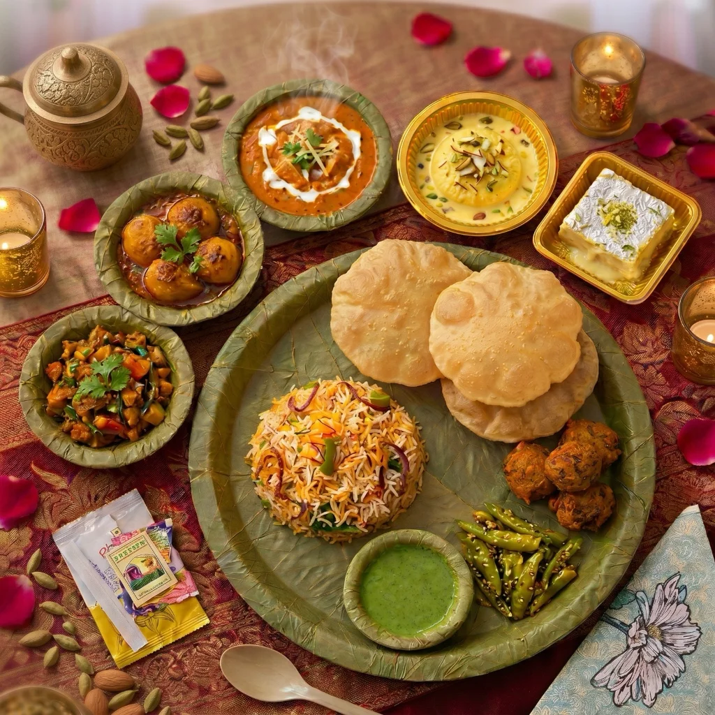 Gallery — Leaf tableware in natural setting